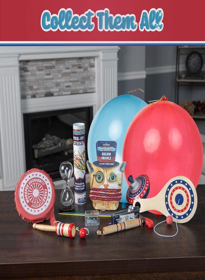 Continuum Games Way Back Toys Wooden Ball Catch, Game of Steady Hands and Skill, Novelty Family Fun Game for Ages 5 and up - Image 5